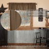 Black Check Scalloped Valance 16x72 - 2 of 4