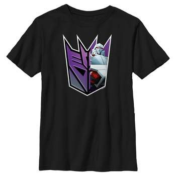 Boy's Transformers: EarthSpark Megatron Decepticon Logo T-Shirt