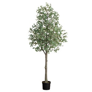 Nearly Natural 12-ft Artificial  Eucalyptus Tree - 1 of 4