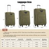 3-Piece Softside Luggage Set,Carry On Suitcase,Medium and Large Expandable Suitcases with Spinner Wheels and TSA Lock (20"/24"/28")–Cuddlewood - 4 of 4