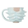 Silver Buffalo Rick and Morty Rick Sanchez Face 3D Sculpted Ceramic Mug | Holds 20 Ounces - 3 of 4