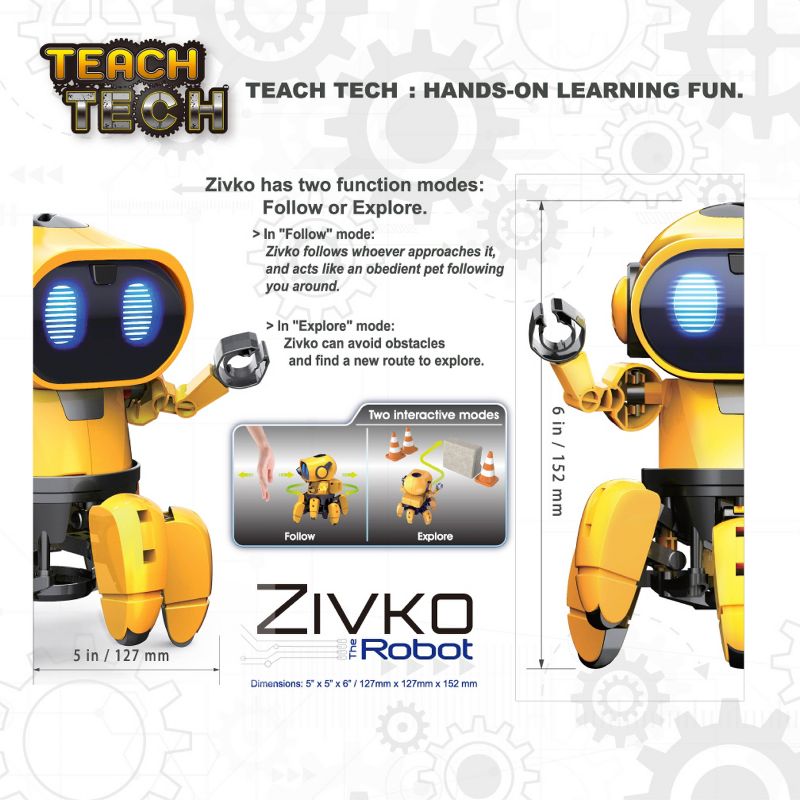 Teach Tech Zivko The Robot Kit, 5 of 6