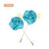 Unique Bargains Ceremony Anniversary Rose Wedding Groom Boutonnieres Pins 2"x3.5" 10 Pcs - 3 of 3