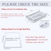 Refrigerator Organizer Bins - Large Capacity Egg Holder Tray, Clear Plastic Container Drawer for Egg Organization - 2 of 4