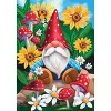 Gnome And Garden Summer House Flag Humor Floral 28" x 40" Briarwood Lane - image 3 of 4