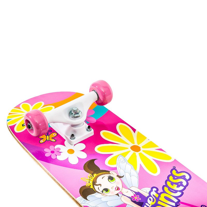 TITAN 9272 Flower Princess Complete 28" Girls' Pink skateboard, 5 of 11