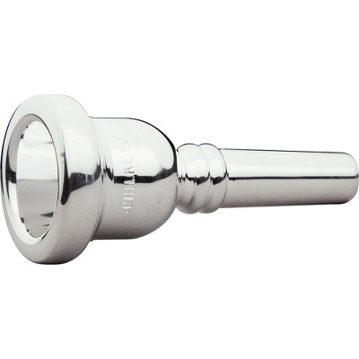 Schilke Standard Large Shank Trombone Mouthpiece in Silver Level 2 52, Silver 194744420559