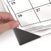 Two-Color Monthly Desk Pad Calendar, 21.75 x 17, White Sheets, Black Corners, 12-Month (Jan to Dec): 2026 - 4 of 4