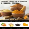 Turmeric Gummies with Black Pepper & Ginger for Best Absorption, 95% Curcuminoids Tumeric Curcumin Gummy, Nature's Herbal - 60 Gummies - 4 of 4