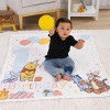 NoJo Disney Winnie the Pooh My 1st Birthday Multi-Colored Piglet, Tigger, and Eeyore Super Soft Photo Op Baby Blanket - 4 of 4