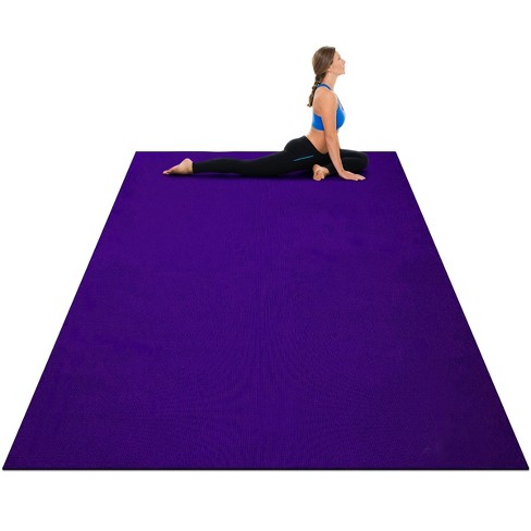 Large Yoga Mat 6' X 4' X 8 Mm Thick Workout Mats For Home Gym Flooring Blue  : Target