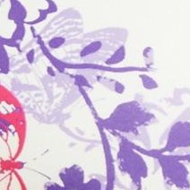 plum burst butterfly floral