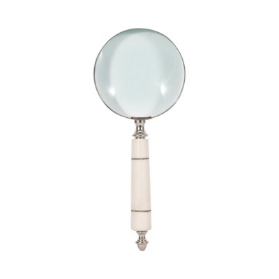 Sagebrook Home Decorative Magnifying Glass - Contemporary Ornate Magnifying Glass Decor