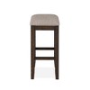 New Classic Furniture,Bella Wood Counter Stool With Fabric Seat In Cherry (Set Of 2) - 3 of 4