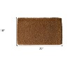HomeRoots 18" X 30" Brown Coir Outdoor Door Mat - 3 of 4