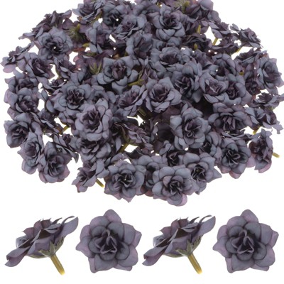 Unique Bargains Silk Rose Artificial Flower Heads
