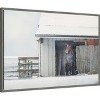 Amanti Art Barn Horse in Snow by Emiko and Mark Franzen F2 Images Canvas Art Framed - 2 of 4