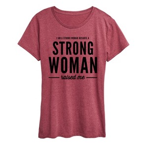 Women's - Instant Message - Strong Woman Short Sleeve Graphic T-Shirt - 1 of 4