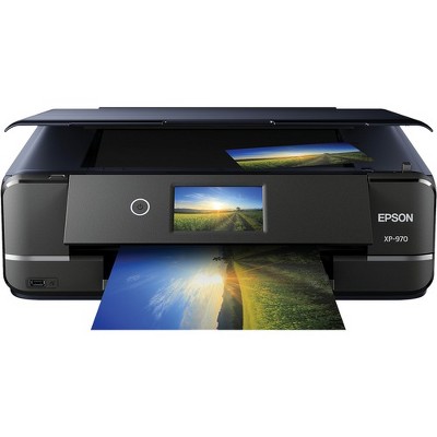 Epson Expression Photo XP-970 Inkjet Multifunction Printer - Color - Copier/Printer/Scanner - 5760 x 1440 dpi Print - Automatic Duplex Print