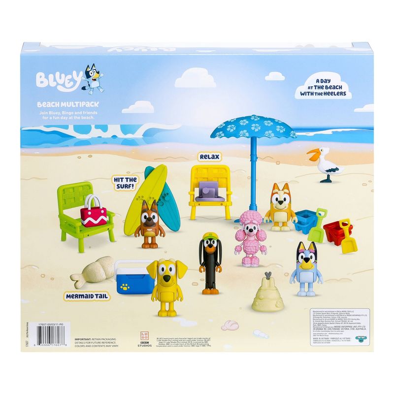 Bluey Figure &#38; Accessory Beach Multipack (Target Exclusive), 3 of 14