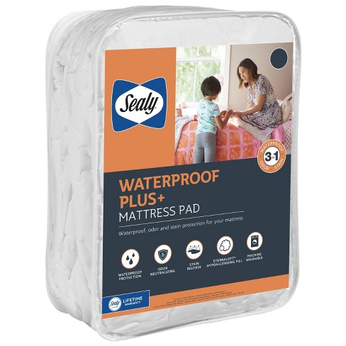 Sealy Waterproof Crib & Toddler Mattress Protector Pads - 2pk : Target