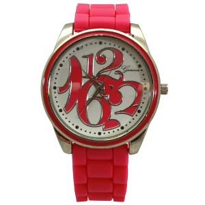 Olivia Pratt Round Big Face with Colorful Numbers Women Watch - 1 of 4