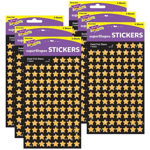 Shiny Gold Star Sticker