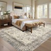 Vintage Area Rug Oriental Distressed Floor Mats with Non-Slip Backing - 2 of 4