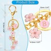 Unique Bargains  Metal Small Beautiful Personalized Flower Keychain for Handbag Purse - 2 of 4