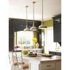 Progress Lighting, Fresnel Collection, 1-Light Pendant, Brushed Nickel, Prismatic Glass Shade - 2 of 4