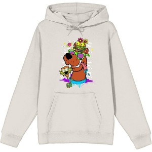Scooby-Doo Dog With Shades Adult Long Sleeve Hoodie - 1 of 3
