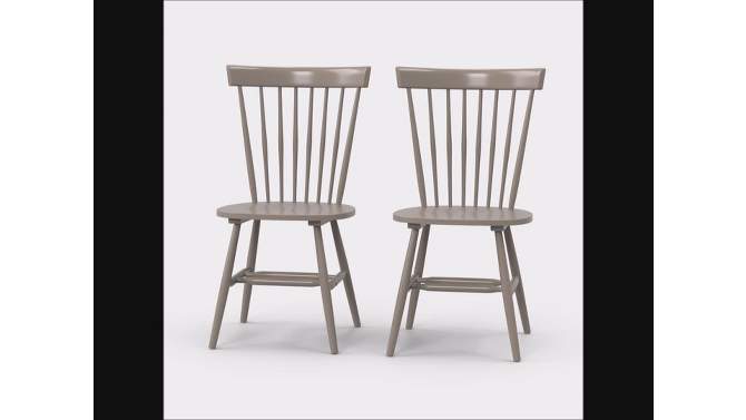 2pk New Grange Spindle Back Accent Chairs - Sauder, 2 of 7, play video