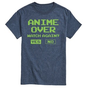 Men's - Instant Message - Anime Over Yes No Short Sleeve Graphic T-Shirt - 1 of 4