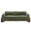 Christopher Knight Home Miles Modern Chenille 89" 3-Seater Sofa with Rubberwood Legs - 2 of 4