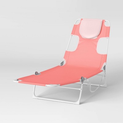 Outdoor Portable Folding Beach Lounger Chair - Sun Squad™