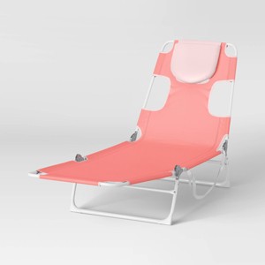 Outdoor Portable Folding Beach Lounger Chair - Sun Squad™ - 1 of 4
