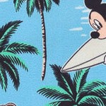 mickey mouse, blue