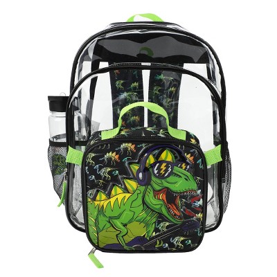 Dinosaur DJT-Rex 3-Piece Backpack & Lunchbox Set with Water Bottle