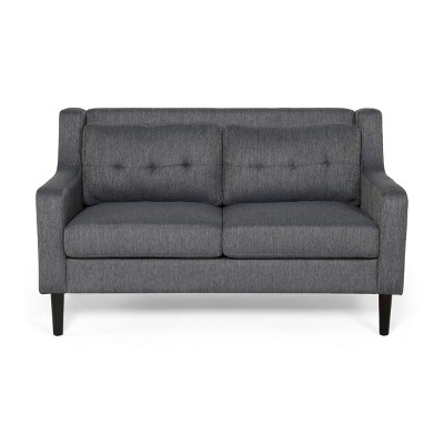 NicBex 65 Inch Loveseat Sofa with Tufted Button Back Cushions Mid-Century Comfy 2 Seater Couch Sofa for Living Room,Apartment