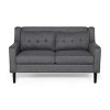 Modern Loveseat Sofa, Upholstered Sofa Chair, Charcoal Sofa Couch, Couches for Living Room, Living Room Furniture -Christopher Knight Home - 2 of 4