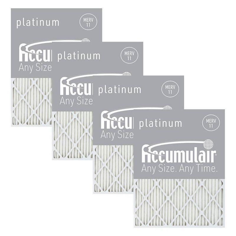 Accumulair 4pk MERV 11 Platinum Filters, 1 of 5