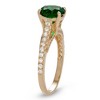 Designs By Gioelli 10K Yellow Gold Simulated Emerald Ring - 2 of 3