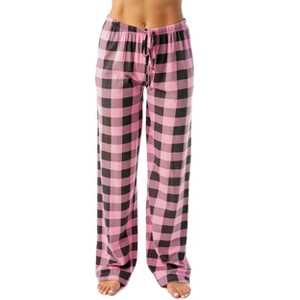 Just Love Womens Buffalo Plaid Knit Jersey Pajama Pants Buffalo Check - 1 of 1