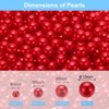Unique Bargains No Hole ABS Round Faux Pearl for Vase Fillers DIY Home Decoration 500 Pcs - 2 of 4