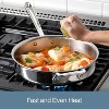 All-Clad D3 3-Ply Stainless Steel Saute Pan 6 Quart Induction Oven Broiler Safe 600F Pots and Pans, Cookware Silver - 4 of 4