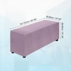 Unique Bargains Polyester Rectangular Stretchy Elastic Stool Cover - 2 of 4