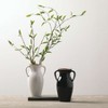 Sullivans Natural Rimmed Ceramic Vase With Handles  8" - 4 of 4
