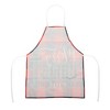 Unique Bargains Christmas Aprons Linen Red Beige 21.65"x26.77" 1 Pc - 4 of 4