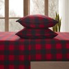 Buffalo Plaid Printed Extra Deep Pocket Flannel Sheet Set by Sweet Home Collection® - image 2 of 4