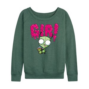 Women's - Invader ZIM - GIR Lightweight French Terry Slouchy - 1 of 4